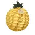 thumbnail image 2 of Towels for Bathroom, Set of 1 Cute Fruit Decorative Fuzzy Ball Hand Towel with Loop for Kitchen, 2 of 5