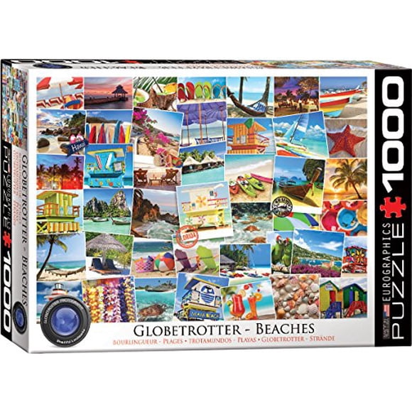Eurographics Beaches Globetrotter Jigsaw Puzzle (1000 Piece)
