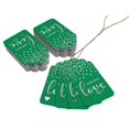 thumbnail image 3 of Inkdotpot Made With Love Text Bottle Tag Real Silver Foil Favor Hang Tags 100 Pack, 3 of 6