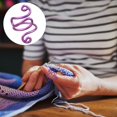 thumbnail image 2 of Binwennn Clothes for Beginners Handmade Crochet Tension Ring Lefties & Righties Yarn Tension Control Ring Adjustable Hook Ring Companion Ring Yarn Regulator For Crocheters, 2 of 7
