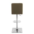 thumbnail image 2 of CorLiving Quinn Modern Fabric Upholstered Adjustable Height Barstools Set of 2 - Swivel Bar Stools with Back, Perfect Kitchen Stools for Island, Bar Chairs & Counter Height Stools, 2 of 9