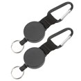thumbnail image 2 of Outdoor Retractable Keychain, Portable Dirty Resistant Stainless Steel Strong Retractable Pull Keychain  For Camping Type A 0.7mm,Type B 1mm, 2 of 8