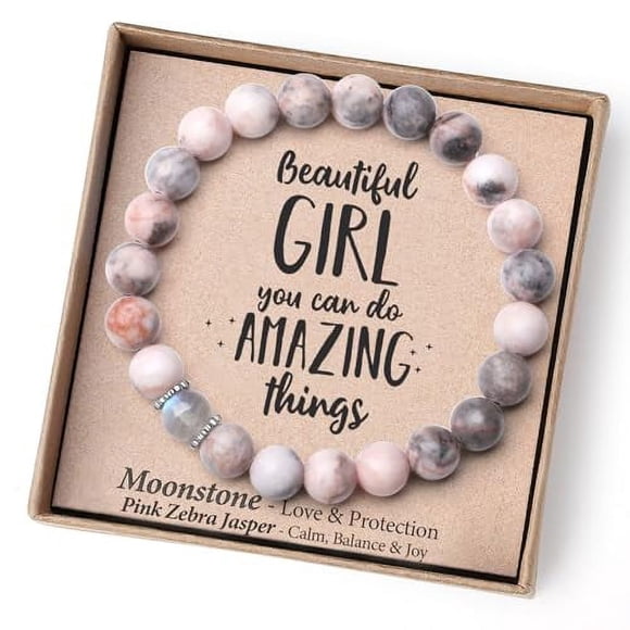 LOVEVER Gifts for Teen Girl Gifts Ideas 13 Year Old Girl Birthday Gifts Charm Beaded Bracelets Best Friend Gifts for Women Granddaughter Niece Daughter Her Easter Christmas Stocking Stuff