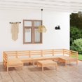thumbnail image 1 of vidaXL 8 Piece Garden Lounge Set Solid Wood Pine, 1 of 8