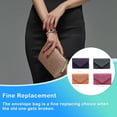 thumbnail image 3 of Xingzhi Women Envelope Bag Portable Hasp Rhinestone Replacement Stylish Solid Color Party Banquet Bridal Handbag Pouch Red, 3 of 6