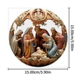 thumbnail image 3 of Vaidha Nativity Scene Ornaments Christmas Hanging Ornaments Nativity Nativity Ornaments For Christmas 111 Nativity Christmas Ornaments Religious Decor, 3 of 7