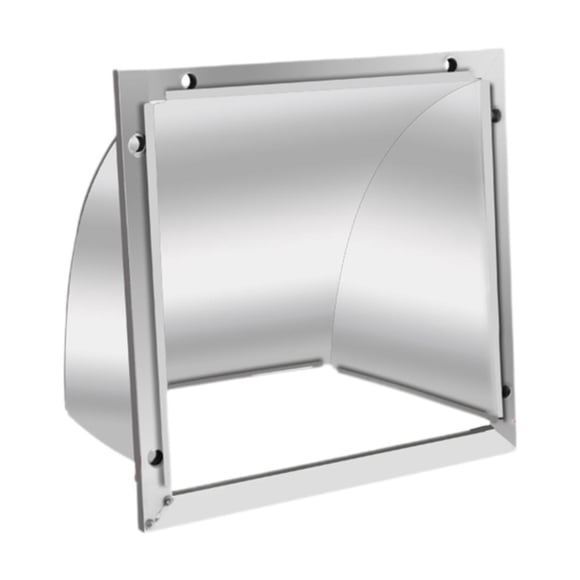 GUOOL Couvercle d'Aération de Sécheuse en Métal Pratique, Grille de Ventilation pour Prise Murale pour Ventilateur de Salle de Bain 8 Pouces