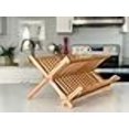 thumbnail image 3 of Kozy Kitchen Dish Drying Rack Bamboo Dish Rack Plate Rack collapsible Dish Drainer, Foldable Dish Drying Rack Wooden Plate Rack Made of 100% Natural Bamboo (Natural Bamboo- Natural Bamboo- F, 3 of 4