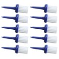 thumbnail image 4 of CUITING 10pcs Golf Tees Brush Type Low Resistance More Distance Consistent Height Plastic Tees for Golf Driver TrainingBlue Handle White Hair, 4 of 8