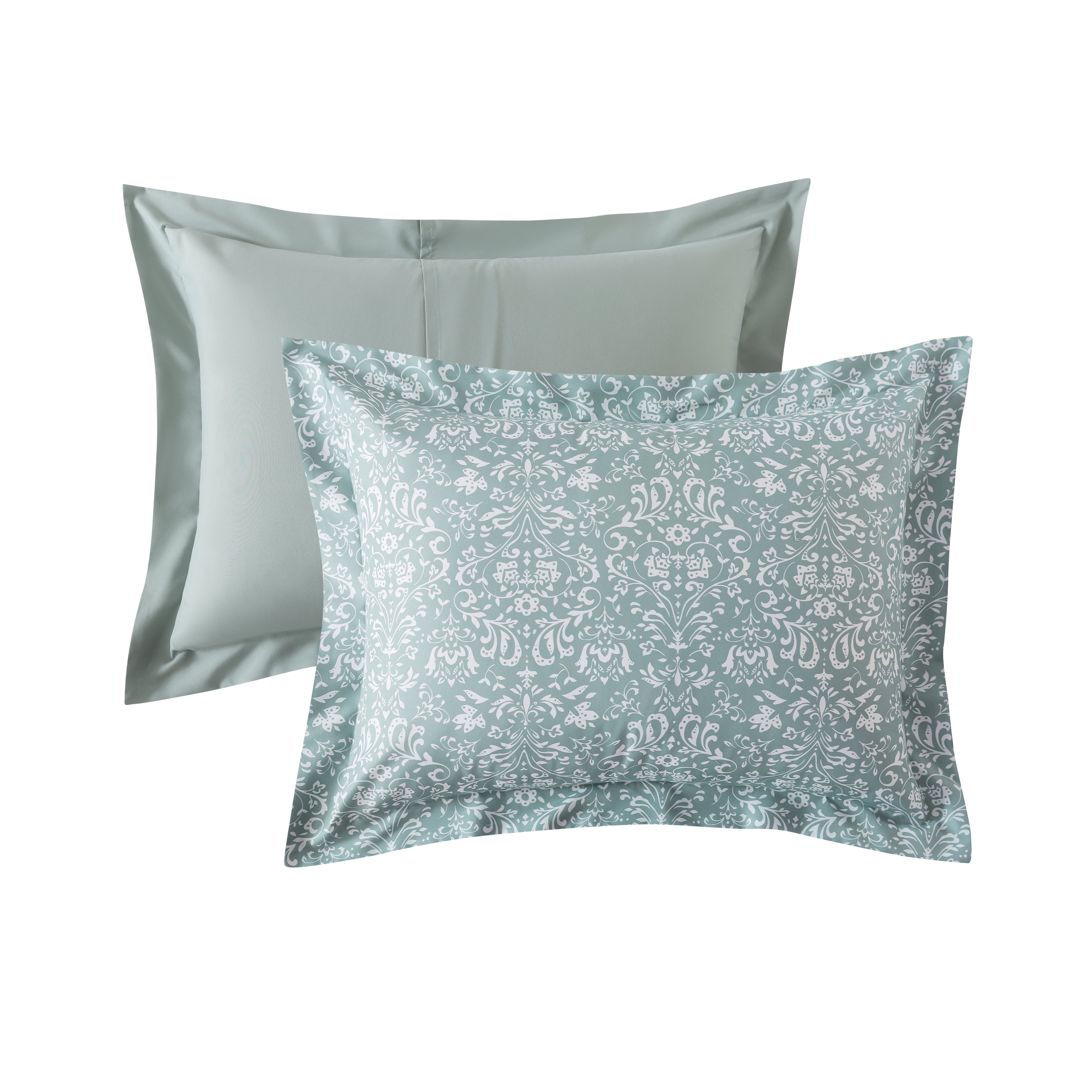 Mainstays – Ensemble de literie 7 pièces avec couette réversible et draps, double, motif Cabana Stripe