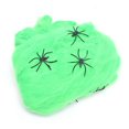 thumbnail image 1 of Halloween Spider Web With Spiders Stretchable Cobweb Horror Party Decoration, 1 of 5
