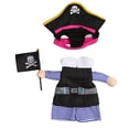 thumbnail image 3 of Premium Fabrics, Easy To Wear Dog Pirate Costume, Fun And Cute Look, Wide Application, Easy To Clean, Pet Pirate Costume With Hook AndFastener Design, 3 of 8