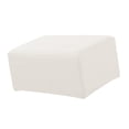 thumbnail image 3 of jifeng Stretch Dining Cover, Removable Washable Short Slipcover for Hotel,Dining Room White, 3 of 9