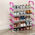 thumbnail image 1 of TopLLC Shoe Rack, Shoe Rack Organizer Shoe Rack-multi-layer- Economical Entrance Assembly-multifunctional Plastic-4-layer Storage-wrought Iron Dormitory Storage Rack shoe rack, 1 of 5