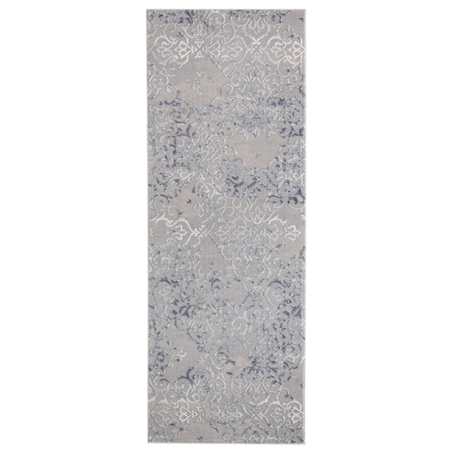 United Weavers Cascades Marblemount Blue Runner Rug