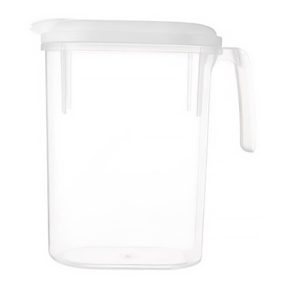 MIANGASTORE 1800ml Plastic Pitcher Hot or Cold Water Pot Large Capacity Juice Jug with Lid