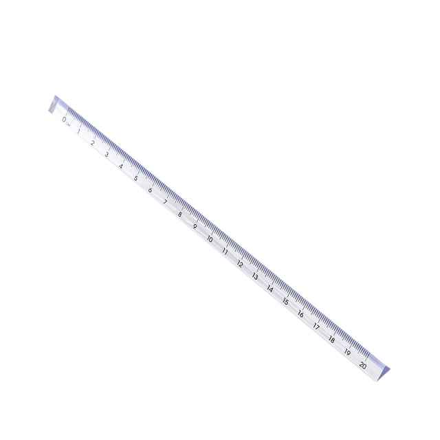 Les Étudiants Utilisent une Règle Triangulaire en Matériau Plastique Transparent