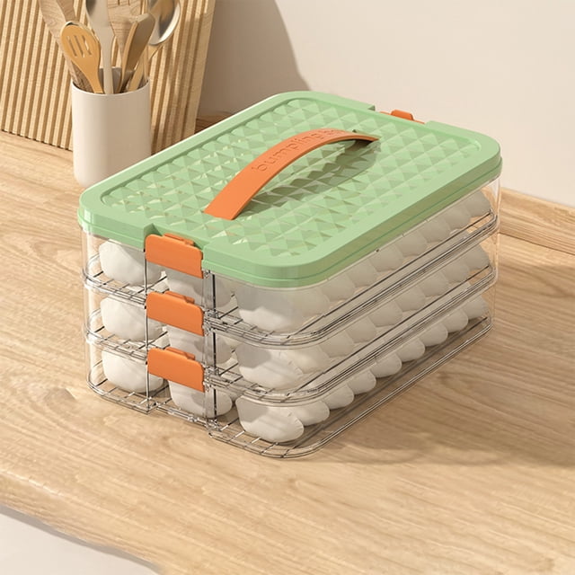 Nilvkv Refrigerator Food Storage Box with Lid Household Food Grade Kitchen Refrigerator Organizer