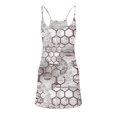 thumbnail image 5 of Womens Summer Sleeveless Mini Dress V Neck Spaghetti Strap Sundress Athletic Short Dress with Pockets, 5 of 5