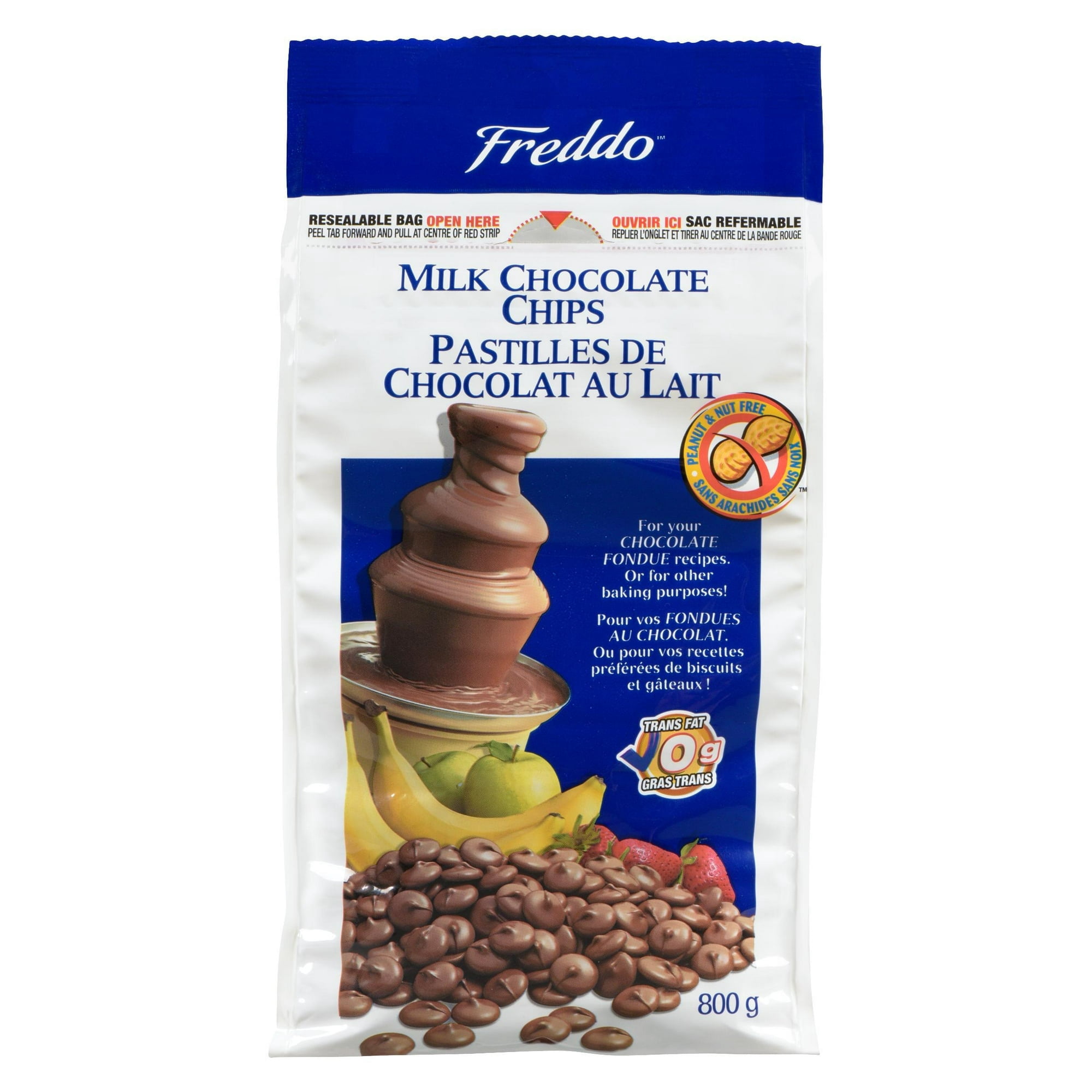 Freddo Creamy Milk Chocolate Chips 800g