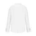 thumbnail image 4 of AherBiu Chemises en Lin pour Hommes à Manches Longues, Boutonnées, Col à Revers, Coupe Régulière, Chemise Ajustée, Chemises Décontractées d'Été pour la Plage, 4 of 6