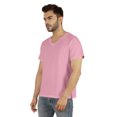 thumbnail image 2 of Inkmeso T-Shirt de Base à Col en V pour Homme, Manches Courtes, Uni, Coupe Régulière, en Coton, 2 of 7