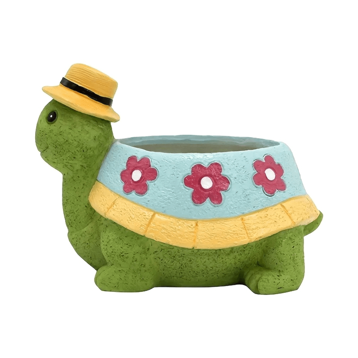 Cute Turtle Flower Pot Planter Pot for Indoor and Outdoor Succulent Plant Pots, Plants Desk Display Resin Pots Flower