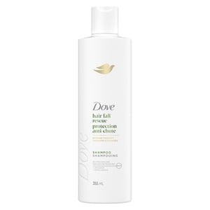 Dove Shampooing Soins bio-protéines de sauvetage des cheveux + Sérum lipidique, 355 ml