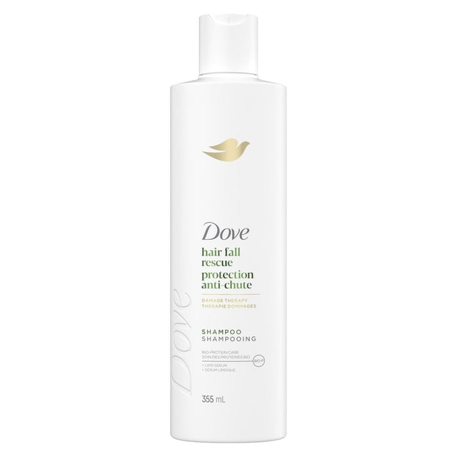 Dove Shampooing Protection Anti-Chute Soin des Protéines Bio + Sérum Lipidique, 355 ml
