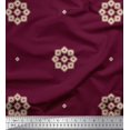 thumbnail image 1 of Soimoi polyester Crepe Fabric Artistic Floral Printed Craft Fabric by the Yard 52 Inch Wide, 1 of 3