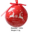 thumbnail image 3 of Suncoda Holiday Ball, Holiday Ball Ornament Tree Ornament, 2.8 Inch Multi-Style Holiday Light Bulb Ornament Holiday Tree Ornament Tree Dress Family Party Holiday Ornament, 3 of 5