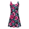 thumbnail image 4 of Robes de Bain pour Femmes Tankini une Pièce Modeste Maillot de Bain Contrôle du Ventre Robe de Bain, 4 of 5