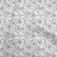 thumbnail image 1 of oneOone Velvet White Fabric Floral Craft Projects Decor Fabric Printed By The Yard 58 Inch Wide, 1 of 4
