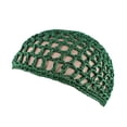 thumbnail image 1 of Baberdicy Silk Lined Hair Net - Wig Liner Cap with Satin Edging, Protective Sleep Bonnet, Green One Size, 1 of 8