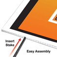 thumbnail image 4 of Beistle 53857-M Plastic M Yard Sign - Pack of 3, 4 of 6