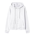 thumbnail image 4 of RKSTN Womens Zip Up Y2K Hoodies Long Sleeve Fall Oversized Casual Solid Color Sweatshirts Jacket with Pockets, 4 of 7