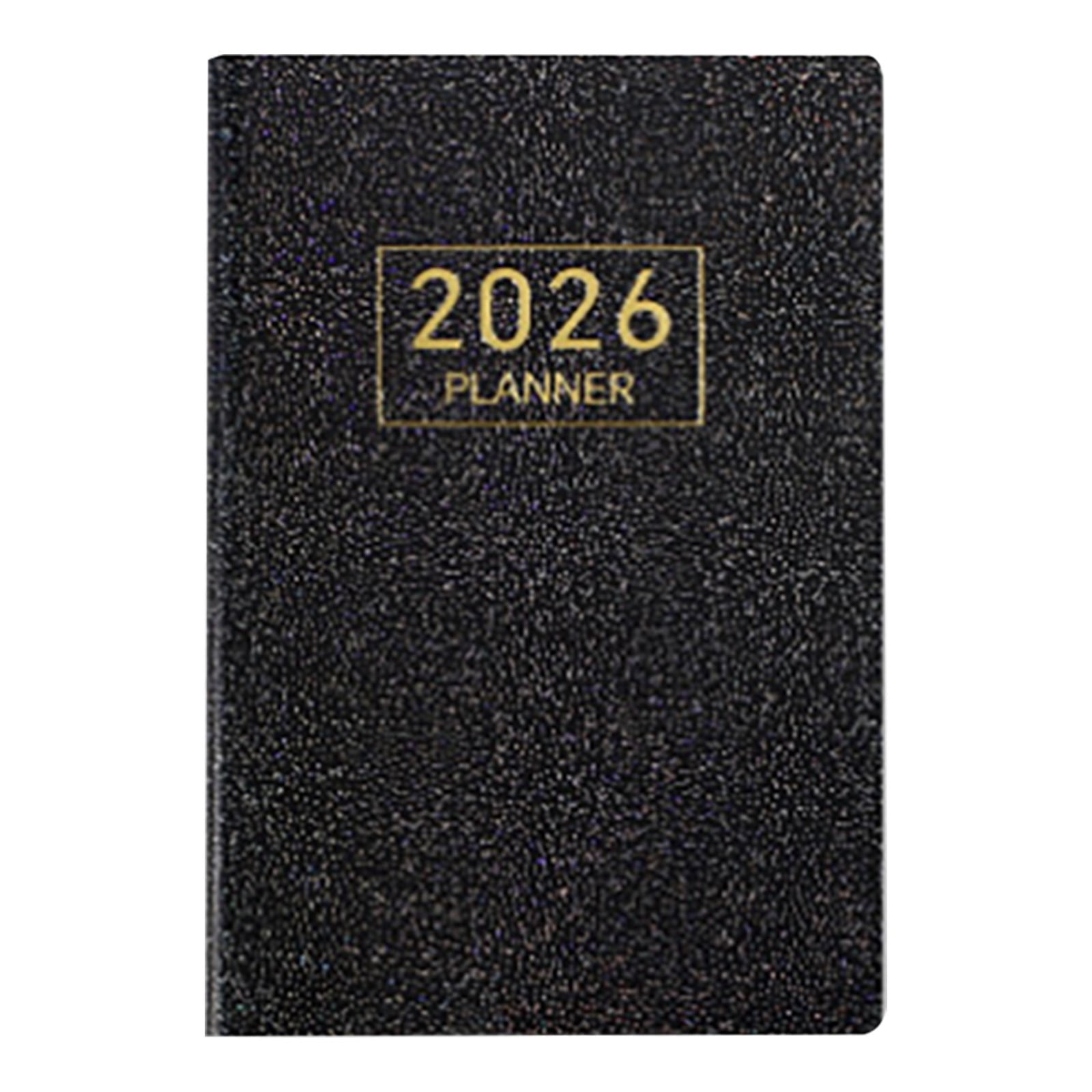 Eky 2026 Planner - Weekly and Monthly Pocket Planner,Small Exquisite Embossing Hardcover Calendar Planner,Aesthetic Design Academic Year Planner,Perfect for Office Home School Supplies,A7