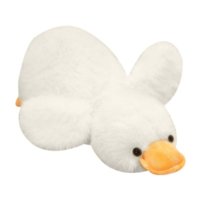 White Duck Plush Toy Cute Stuffed Animal Soft Doll For Kids Comfortable