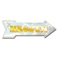 thumbnail image 2 of SignMission P-ARROW8-999826 8 x 24 in. Wide Heaven Arrow Sign, 2 of 4