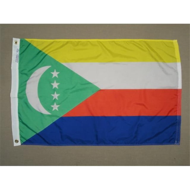 Drapeau des Comores 2002 Nyl-Glo, 2 Pi X 3 Pi