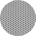 thumbnail image 1 of Ahgly Tapis Rond Lavable en Machine Intérieur Transitionnel Gris Carbone, 7 Pieds Rond, 1 of 7