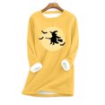 thumbnail image 1 of T-shirts pour Femmes Mode Féminine Décontractée Manches Longues Col Rond Blouses et Chemises Chandails en Liquidation, 1 of 3