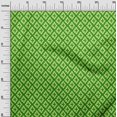 thumbnail image 3 of oneOone Rayon Green Fabric Abstract Sewing Craft Projects Fabric Prints By Yard 56 Inch Wide, 3 of 4