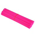 thumbnail image 2 of Ensemble de Décoration de Rayons de Roue Rose Vif 72 Pcs Manchon de Décoration de Rayons de Roue Bicyclette Motocyclette Ensemble de Rayons Colorés, 2 of 6