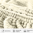 thumbnail image 4 of Headboard Covers Slipcover, Resilient Bed Headboard Covers, Small Embroideries Dusting Protector Cover For Upholstered Headboard, 4 of 9