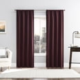 thumbnail image 2 of Sun Zero Laredo 2-Pack 100% Blackout Rod Pocket Window Curtains Panel Pair, 2 of 7