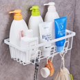 thumbnail image 1 of 2 Pcs Porte-Douche, Porte-Savon en Acier Inoxydable pour Salle de Bain Sans Perçage, 1 of 5