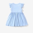 thumbnail image 3 of Disney Princess Girl Dresses Frozen Elsa Anna Character Ruffled Sleeveless Dress Size 2-6, 3 of 5