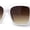 White Brown, variant on Womens Square Rectangle Mod Chunky Plastic Butterfly Designer Sunglasses Purple Flower Smoke