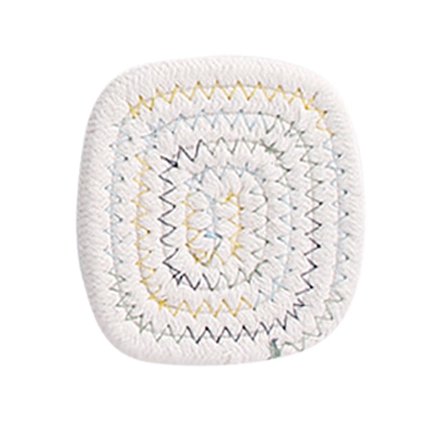 Drinking Glass Kitchen Holders Trivets Cotton Thread Weave Hot Pot Holders Hot Pads, Hot Mats, Spoon Rest For Cooking And Baking, Kitchen Glass&Bottle